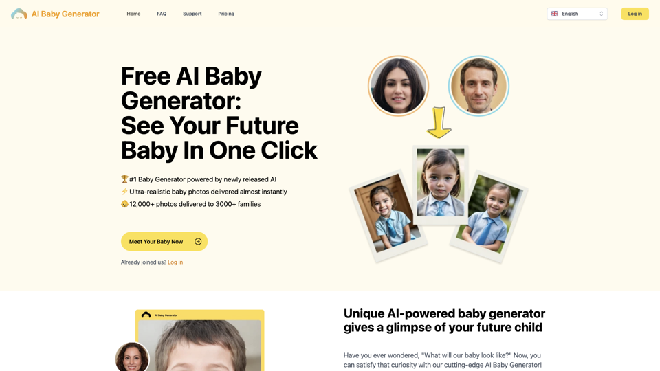 Free AI Baby Generator - Reveal Your Future Baby’s Face In Seconds