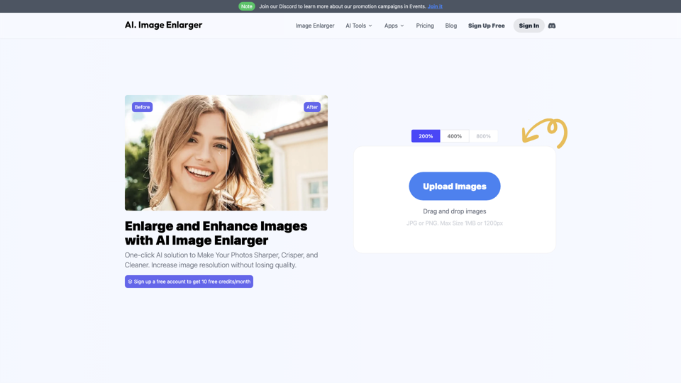 AI Image Enlarger | Enlarge Image Without Losing Quality!