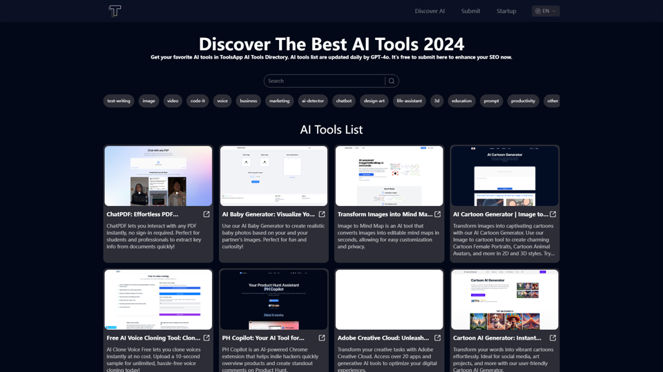 Get your best AI Tools | ToolsApp AI Tools Directory