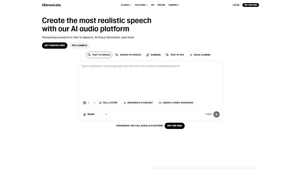 ElevenLabs: Free Text to Speech & AI Voice Generator | ElevenLabs