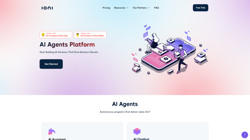 ioni - AI Agents Platform