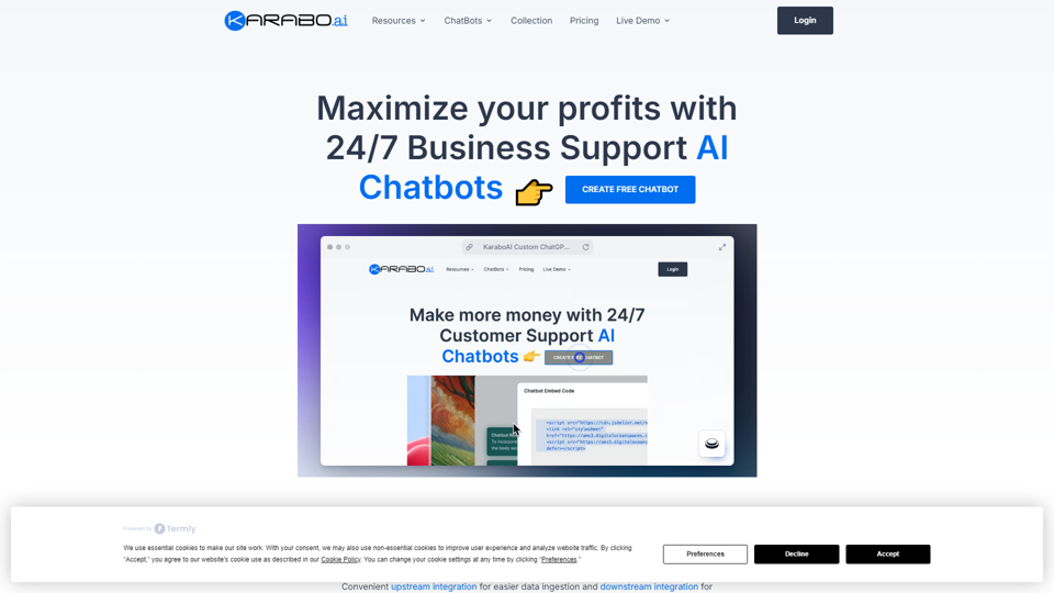 KaraboAI Custom ChatGPT Chatbots