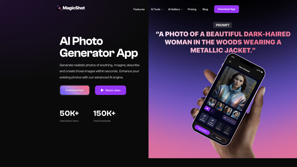 AI Photo Generator | MagicShot.ai