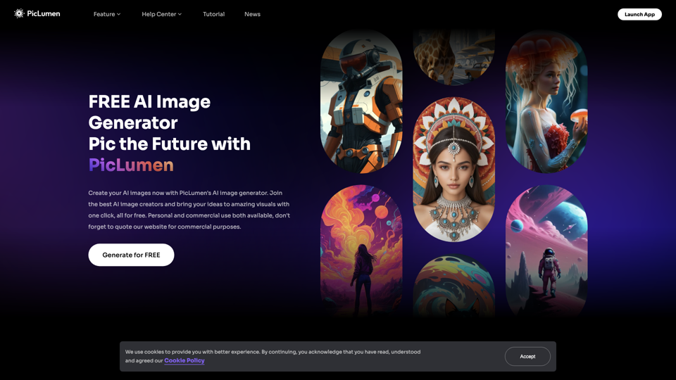 Free AI Image Generator Online | Unlimited Generations - PicLumen